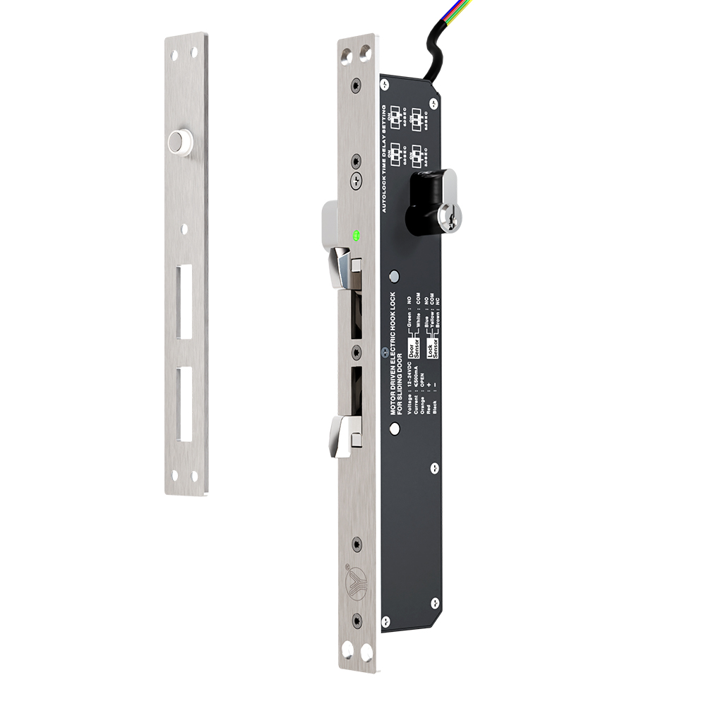 馬達(dá)驅(qū)動(dòng)平移門專用雙舌電鉤鎖